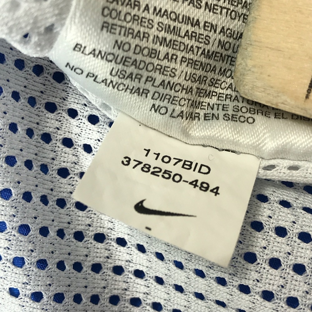 Nike Dri-Fit Windbreaker Jacket Men XXLT Blue Lined Full Zip Vented Zip Pockets - Picture 10 of 16